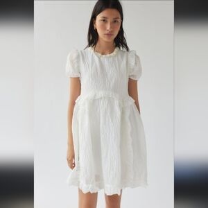 Sister Jane White Puff Sleeve Dress